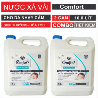 2 Can nước xả vải Comfort cho da nhạy cảm