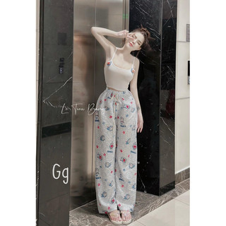 Set xuông đoreamon áo dây gân siêu hot