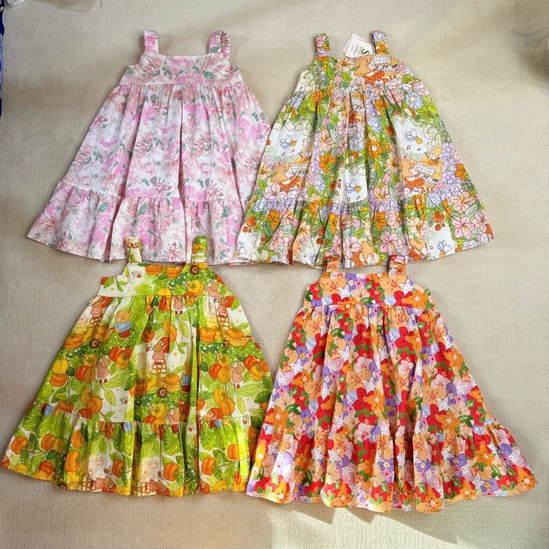 12-40kg Váy cotton hoa xịn xò nhà SuminKids