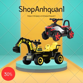 Xe Cẩu Điện Đôi cho bé sử dụng tay cẩu điện có đèn có nhạc sử dụng chân ga