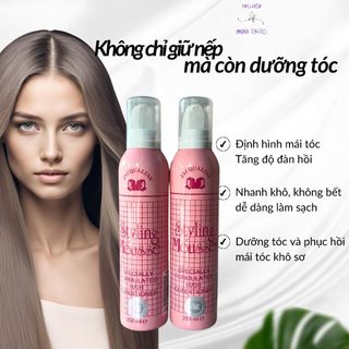 Keo Xịt Tóc-Mousse Tạo Kiểu Tóc Jacqualine 250-400ml