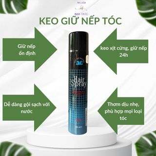 Keo Xịt Tóc-Mousse Tạo Kiểu Tóc Jacqualine 250-400ml