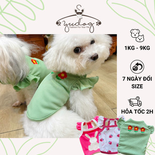 Áo dây cánh tiên phom croptop mặc cho chó mèo - áo chó mèo dễ thương yudog