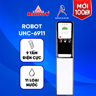 Máy lọc nước điện giải ion kiềm robot uhc 6911 chế độ nóng lạnh tủ đứng nhựa abs