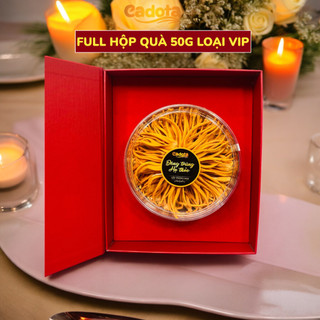 100g Nấm Đông Trùng Hạ Thảo CADOTA Loại Cao Cấp Full Hộp và Túi Làm Quà Tặng, Quà Biếu