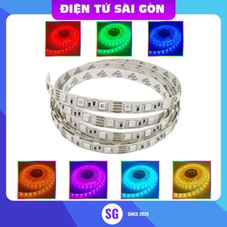 Led dây RGB 5050 1m 60 bóng 12VDC (không jack cắm) - LTVA