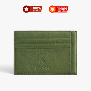 Ví Da Nam Đựng Thẻ Card Holder - LAGOM Cardcase Chất liệu da bò bền bỉ