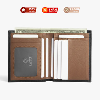 Ví nam Da Thật LAGOM Forest Bifold dáng đứng có ngăn để ảnh