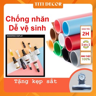 Phông Nền Chụp Ảnh Sản Phẩm PVC, Background Chụp Ảnh Pastel, Chống Nhăn, Dễ Vệ Sinh, Chống Choá - TiTi Decor