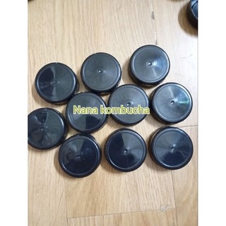 Nắp chai thủy tinh vuông lùn 300ml / 500ml
