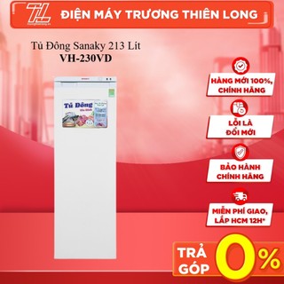 Vh-230vd - tủ đông sanaky 213 lít vh-230vd - giao hàng miễn phí tp.hcm