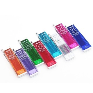 Ngòi màu bút chì kim uni nano dia color - 0.5mm