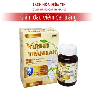 Viên uống giảm đau đại tràng Vương Tràng An - thành phần 100% thảo dược - giảm rối loạn tiêu hóa - Hộp 30v