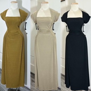 E6 Váy maxi dáng dài nhúng eo đi tiệc