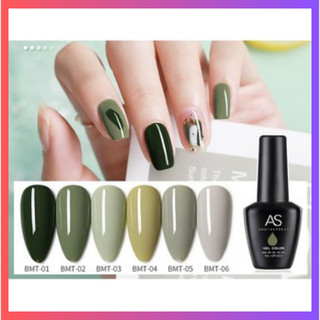 Sơn gel as màu xanh mã bmt 15ml