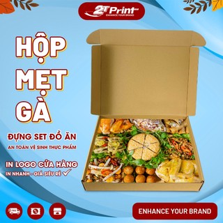 Hộp giấy đựng mẹt gà nướng, gà nguyên con, vịt quay, mẹt lợn, set đồ ăn... chất liệu cứng cáp, an toàn thực phẩm