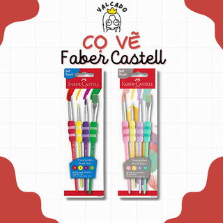 [New Arrival] Cọ Vẽ Màu Nước & Acrylic Faber-Castell Brush Soft Grip