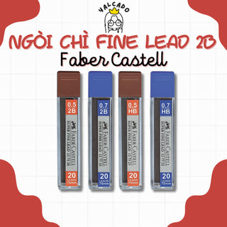 [New Arrival] Ruột/Ngòi Chì Bấm 2B Faber-Castell Super Fine Lead Ngòi 0.5/0.7mm [yalcado.station]