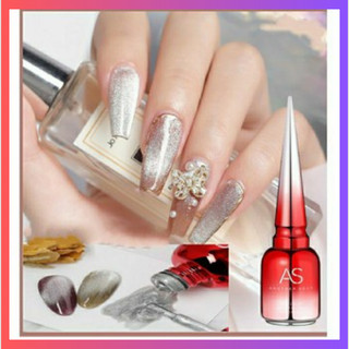 Sơn gel AS mắt mèo kim cương chai đỏ 15ml