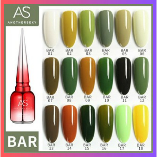 Sơn gel AS chai đỏ mã BAR