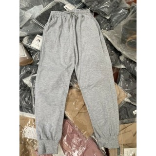 Quần jogger nỉ dạ mỏng lưng chun unisex