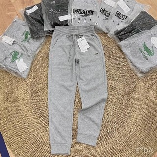 Quần jogger nỉ dạ mỏng lưng chun unisex