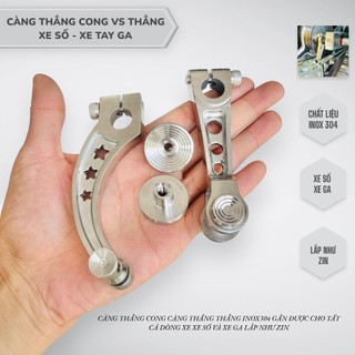 Càng thắng inox304 càng thắng cong càng thắng thẳng gắn được cho cả xe số và xe ga dùng bố thắng