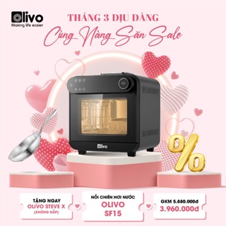 Nồi chiên hấp đa năng Olivo SF15- Dung tích 15 lít - 37 menu CREEN