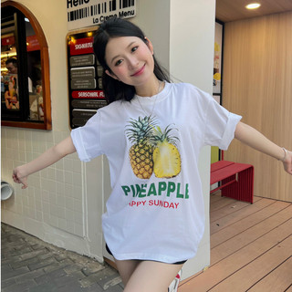 Áo Thun Local Brand Happy Sunday Bộ Sưu Tập Trái Cây Ver 2 T-shirt Form Rộng Unisex