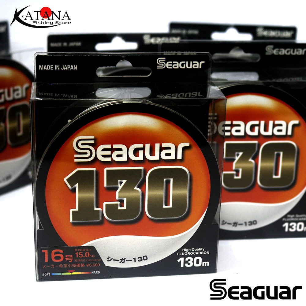 Dây Leader FluoroCarbon Seaguar 130 - cuộn 130m - Made in Japan