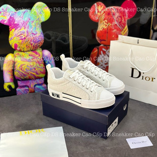 Giày thể thao dior b23 skater ‘cream dior’,giày dr canvas trắng kem cao cấp