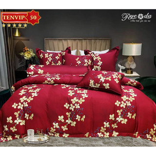 Bộ chăn ga gối lụa tencel vip