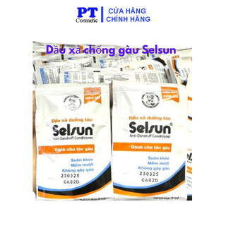 Combo 3 gói dầu xả dưỡng tóc chống gàu selsun 5ml