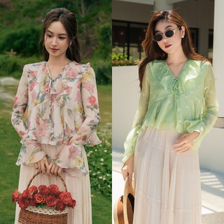 OLV - Áo hoa kiểu tay dài Blake Long Sleeve Top nhiều màu