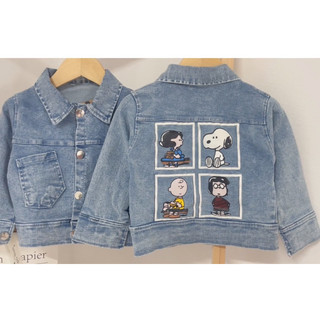 Áo khoác bò Snoopy cho bé