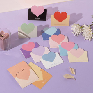 Thiệp quà tặng in hình trái tim đáng yêu  cute siêu rẻ đẹp.