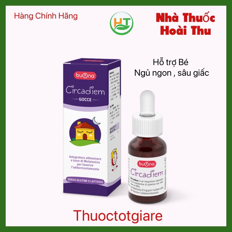 [Quà Tặng] Siro ngủ ngon Buona Circadiem - Giúp bé ngủ ngon giấc ,hết quấy khóc đêm (Italy)