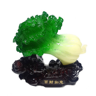 Bắp cải phong thủy bách tài như ý 312 cao 19cm thờ cúng-vật phẩm phong thủy phật giáo