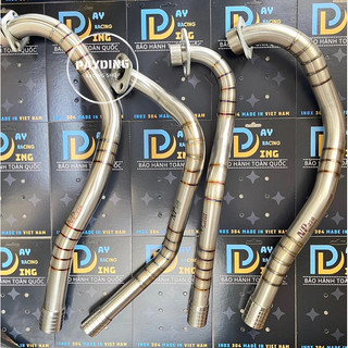  Cổ pô inox304 KÈM KHÂU FORM ZIN cho các dòng xe thông dụng 