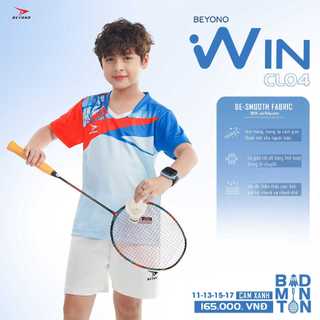 Áo thể thao cầu lông Trẻ Em Beyono Win CL04