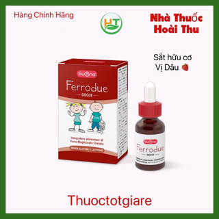 [Quà Tặng] Buona Ferrodue - Sắt hữu cơ vị dâu ( Italy)