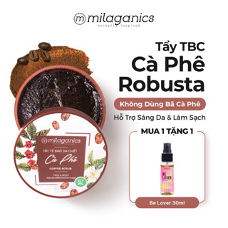 [MUA 1 TẶNG 1] Tẩy tế bào chết cà phê MILAGANICS dưỡng trắng da body - tẩy da chết scrub 280gr