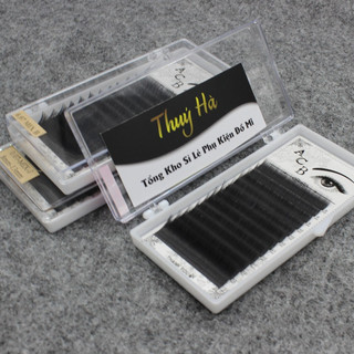 Mi khay ACB cong i-J-B dày 0.05-0.07-0.10_độ cong tự nhiên_mi bao đen,mềm - Thúy Hà
