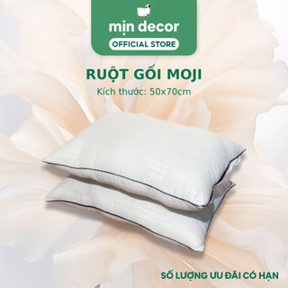 Đôi Ruột Gối Bông Gòn Moji Mịn Decor, Ruột Gối Đầu 50x70cm Mềm Êm