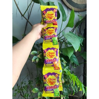  Kẹo Dẻo Chupa Chups Gấu Panda Bears Hương Trái Cây Hỗn Hợp  Dây 10 gói  