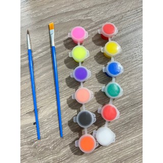 Dây màu kèm cọ combo 10 dây
