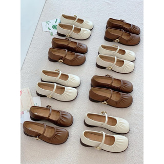 Giày Marry Jane da nhúm mềm quai ngang - Bunny Shoes