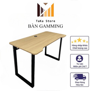 Bàn Gaming Chân Chữ U Mặt Gỗ Thiết Kế Cá Tính Derco Phòng Game,Chắc Chắn Bền Bỉ Để Bền Bỉ Để PC Máy Tính Cây