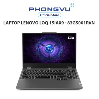 Laptop Lenovo LOQ 15IAX9 - 83GS001RVN (i5-12450HX) (Xám) - Bảo hành 24 tháng
