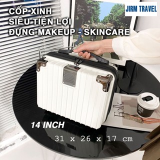 Cốp mini JIRM TRAVEL - Vali thu nhỏ size 14 inch - đựng mỹ phẩm - đồ dùng cá nhân cài vali siêu tiện lợi